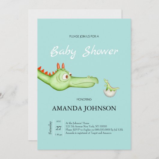 ドラゴンの母 招待状 (正面/裏面)