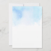 ドラゴンの水彩誕生日パーティー 招待状 (裏面)