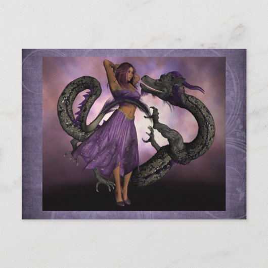 『ドラゴンの求婚』 ポストカード (正面)