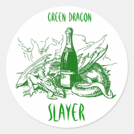 ドラゴンの涙~ステッカー~ルネッサンス~ゲーマー! ラウンドシール (正面)