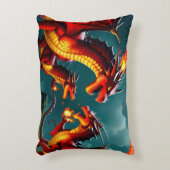 ドラゴンの火 アクセントクッション (正面(垂直))