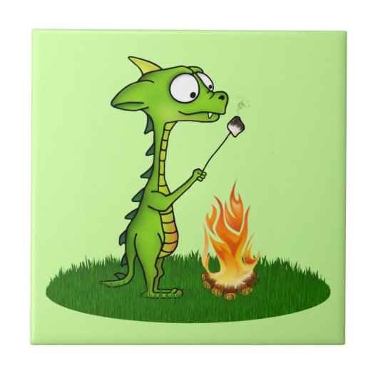 ドラゴンの火 タイル (正面)