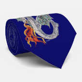 ドラゴンの火 ネクタイ (ロール)