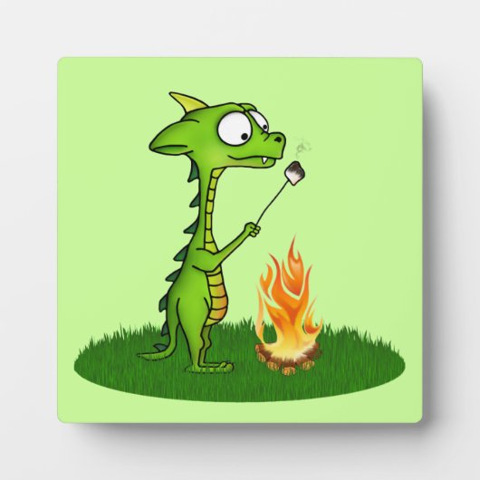 ドラゴンの火 フォトプラーク (正面)