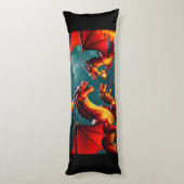 ドラゴンの火 ボディピロー (裏面 (縦))