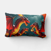 ドラゴンの火 ランバークッション (裏面)