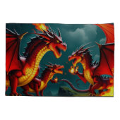 ドラゴンの火 枕カバー (裏面)