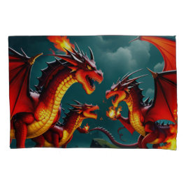 ドラゴンの火 枕カバー