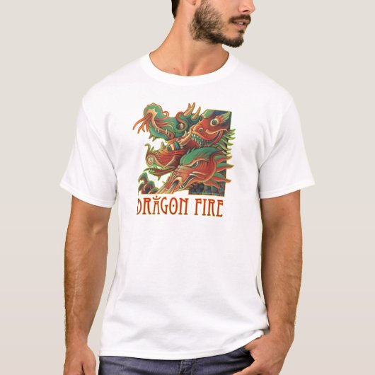 ドラゴンの火 Tシャツ (正面)