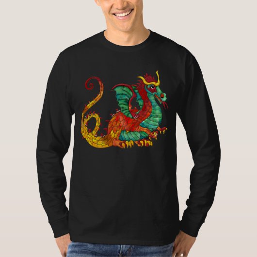 ドラゴンの火 Tシャツ (正面)
