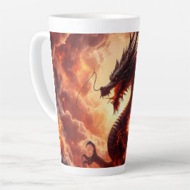 ドラゴンの炎 カフェラテマグ