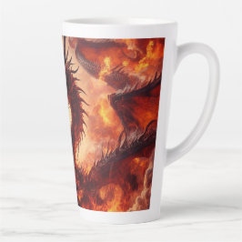 ドラゴンの炎 カフェラテマグ