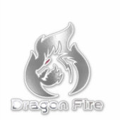 ドラゴンの炎 シール (正面)