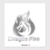 ドラゴンの炎 シール (シート)