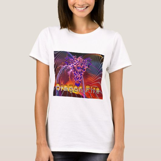 ドラゴンの炎 Tシャツ (正面)