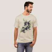 ドラゴンの煙グリーンファイア Tシャツ (正面フル)