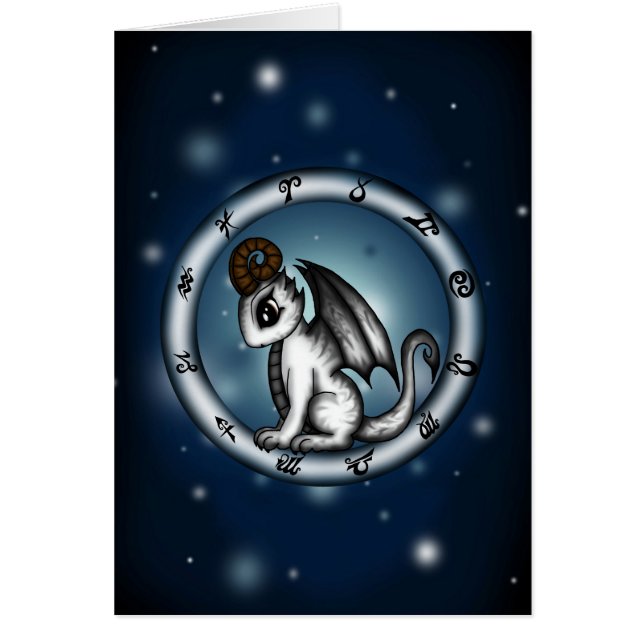ドラゴンの牡羊座の(占星術の)十二宮図 (正面)