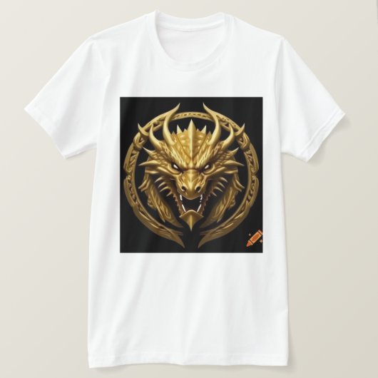 ドラゴンの画像 Tシャツ (デザイン正面)