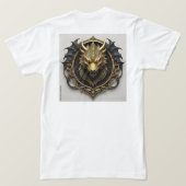 ドラゴンの画像 Tシャツ (デザイン裏面)