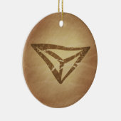 ドラゴンの目の保護ドイツ語 セラミックオーナメント (右)