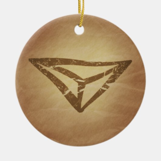 ドラゴンの目の保護ドイツ語 セラミックオーナメント (正面)