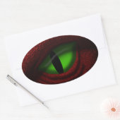 ドラゴンの目 楕円形シール (封筒)