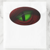 ドラゴンの目 楕円形シール (バッグ)