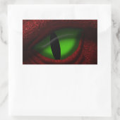 ドラゴンの目 長方形シール (バッグ)