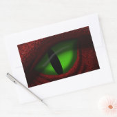 ドラゴンの目 長方形シール (封筒)