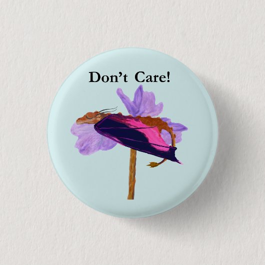 ドラゴンの睡眠 缶バッジ (正面)