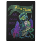 ドラゴンの知恵 クリップボード (裏面)