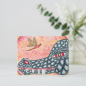 ドラゴンの知識-郵便はがき ポストカード (スタンド正面)