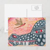 ドラゴンの知識-郵便はがき ポストカード (正面/裏面)