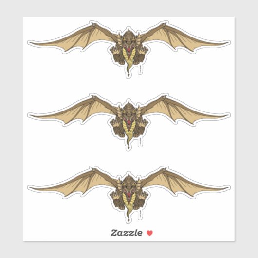 ドラゴンの破壊 シール (シート)