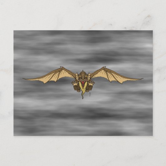 ドラゴンの破壊 ポストカード (正面)