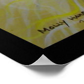 ドラゴンの私の肩ファンタジードラゴン妖精のポスター ポスター (角)