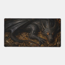 ドラゴンの秘宝 - プレミアムダークファンタジーゲーミングマウスパッド デスクマット