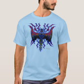 ドラゴンの種族の人のV首のティー Tシャツ (正面)