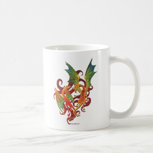 ドラゴンの空想 コーヒーマグカップ (右)