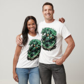 ドラゴンの紫龍 Tシャツ (ユニセックス)