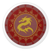 ドラゴンの結び目7 セラミックノブ (正面)