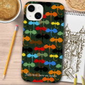 ドラゴンの緑の飛行ファンタジー iPhoneケース
