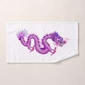 ドラゴンの船遊びタオルのためのピンクのドラゴン ハンドタオル (ハンドタオル)