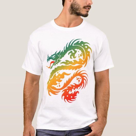 ドラゴンの芸術 Tシャツ (正面)