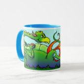 ドラゴンの茶時間 マグカップ (正面左)
