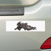 ドラゴンの蛇 バンパーステッカー (車上)