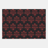 ドラゴンの血は走濃い ラッピングペーパーシート (正面)