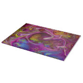 ドラゴンの血ガラス板 カッティングボード (角)