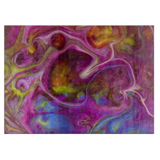 ドラゴンの血ガラス板 カッティングボード (正面)