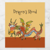 ドラゴンの血 ワインラベル (シングルラベル)